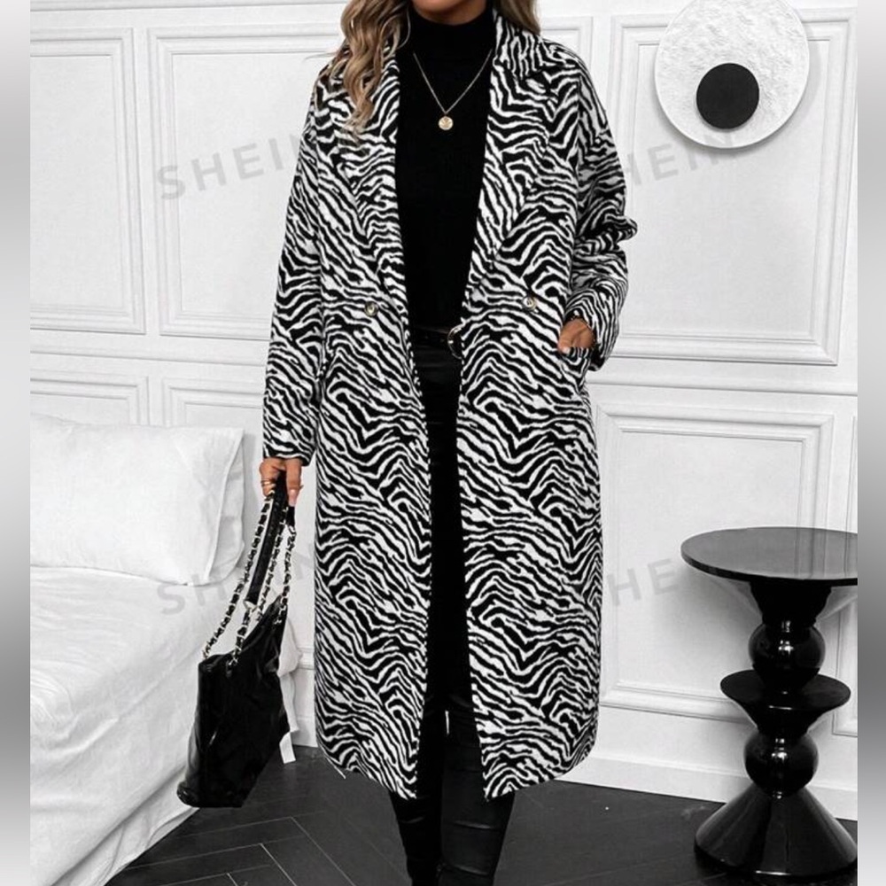Zebra Peacoat